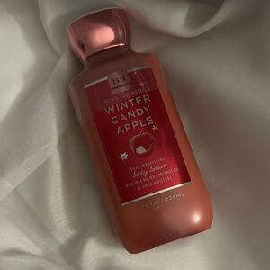 Bath & Body Works Winter Candy Apple Body Lotion - Festive Red